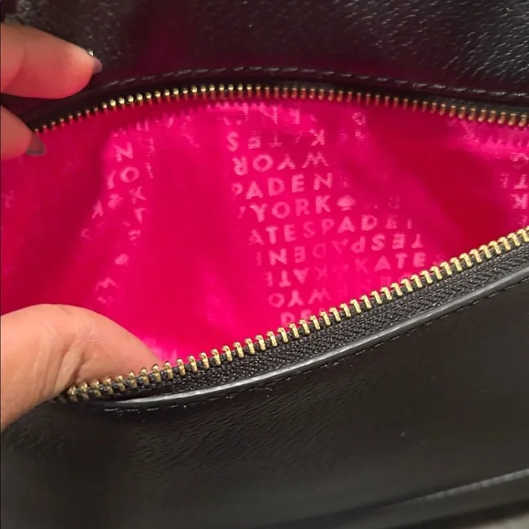 Kate Spade Black Leather Satchel - Picture 10 of 10